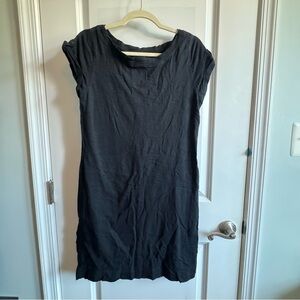 Banana Republic | Black Cotton Shift Dress Size Medium